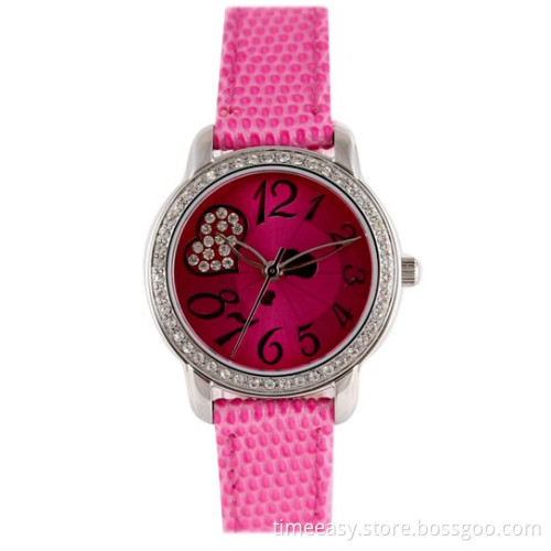 New Fashion Heart Shaped Diamond Stabbed Fashion Woman Watch, Gift Watches
